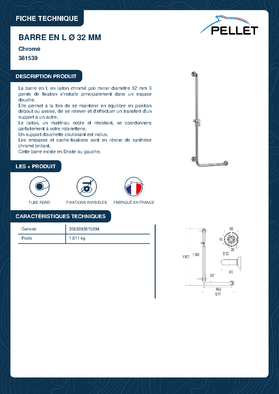 Fiche technique fournisseur