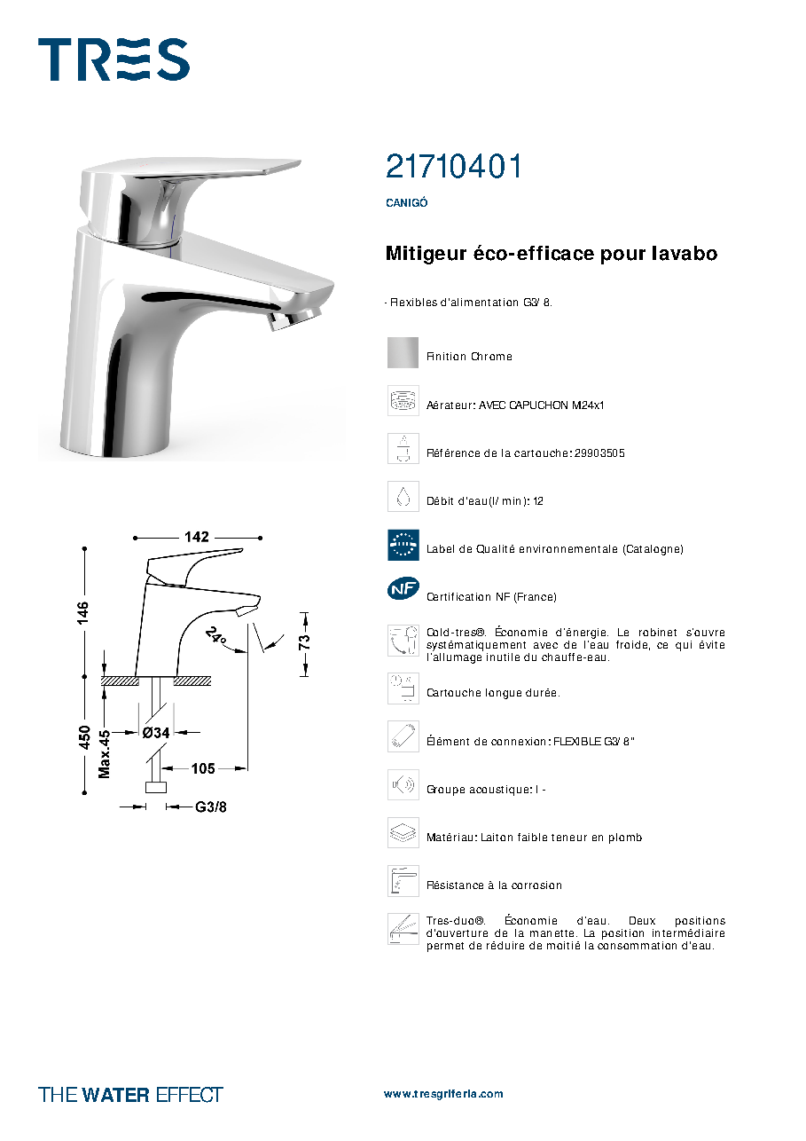 Fiche technique fournisseur
