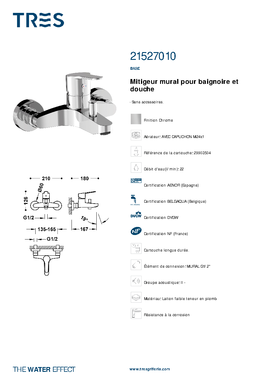 Fiche technique fournisseur