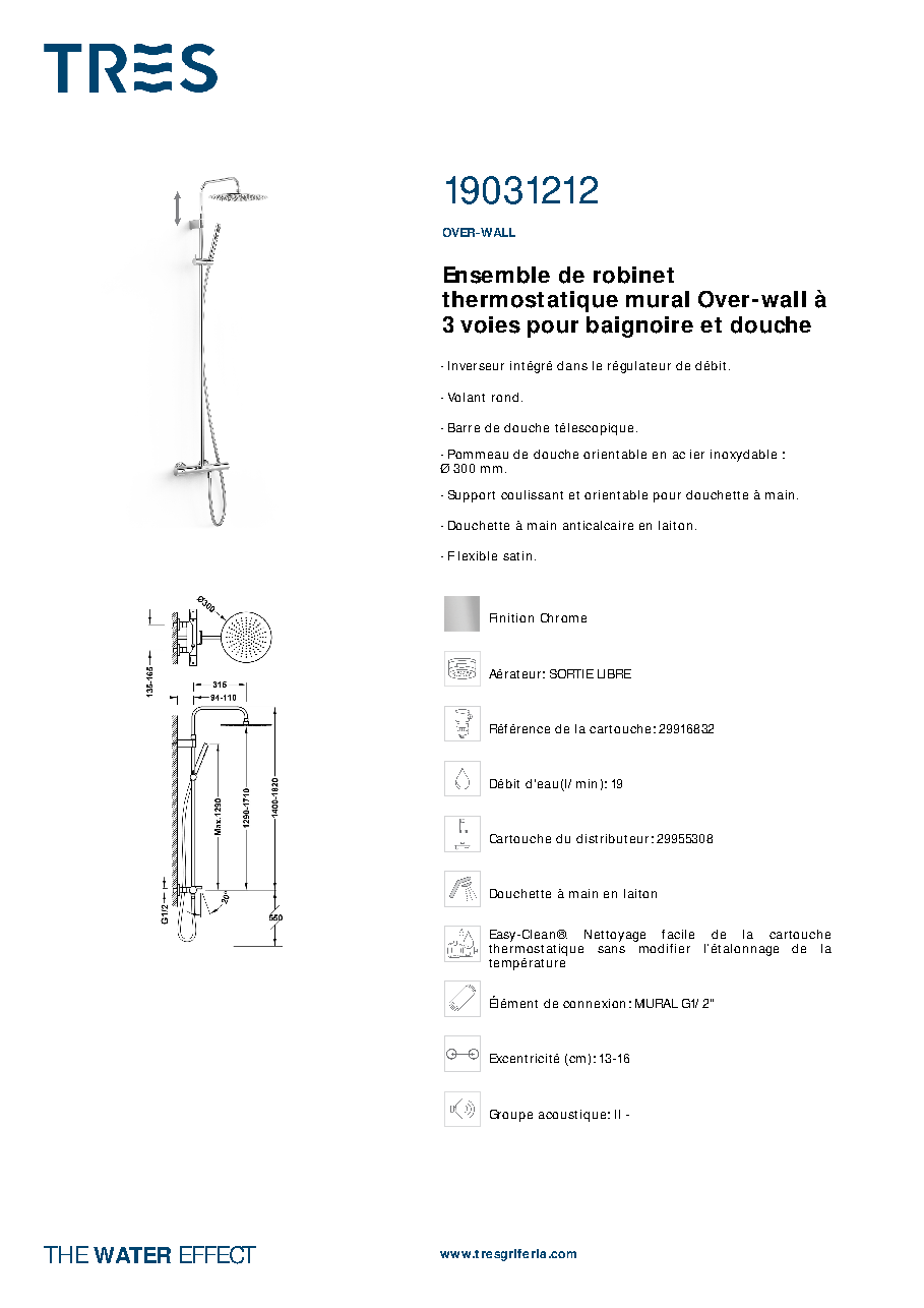 Fiche technique fournisseur