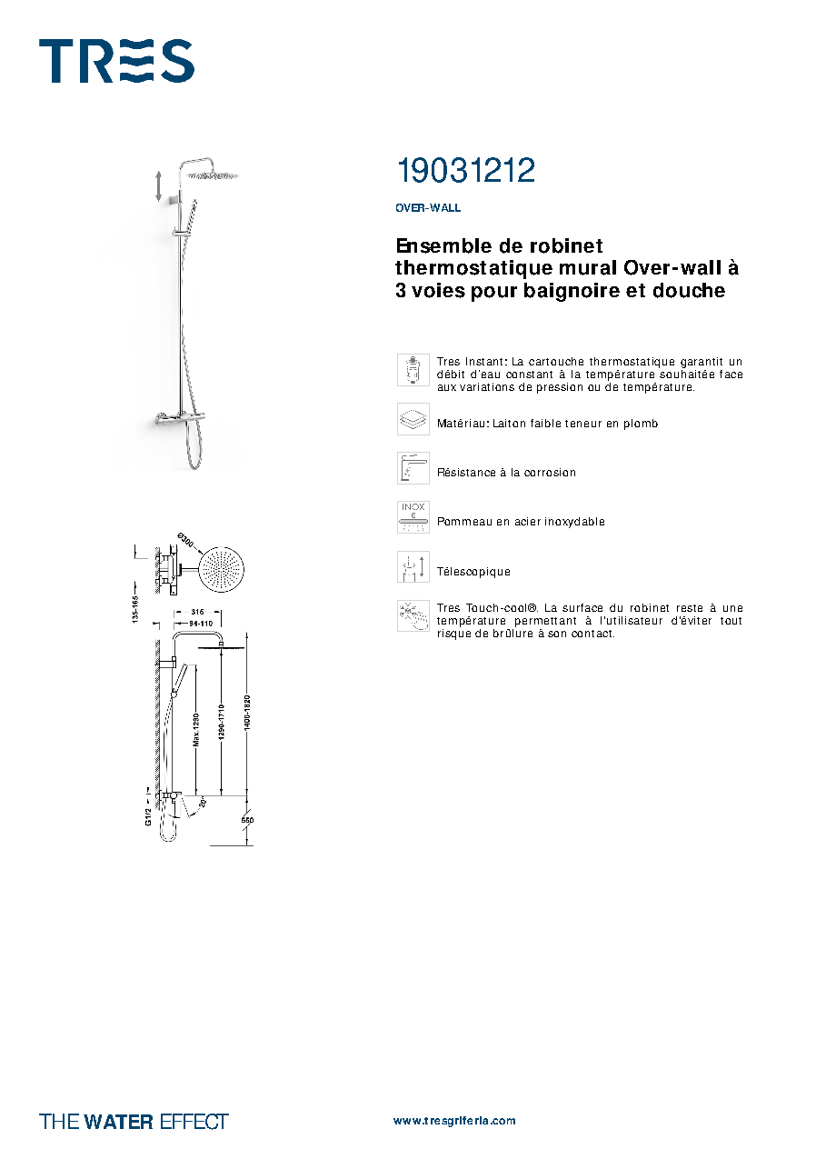 Fiche technique fournisseur