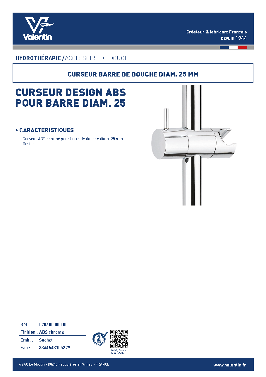 Fiche technique fournisseur