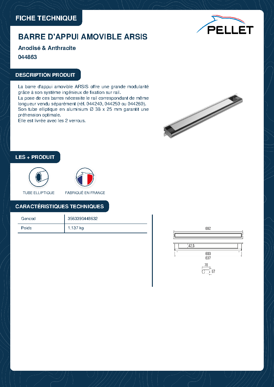 Fiche technique fournisseur