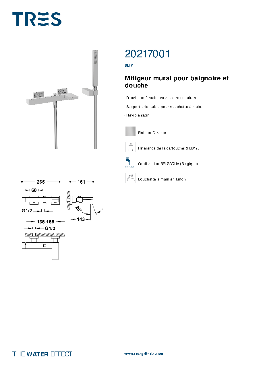 Fiche technique fournisseur
