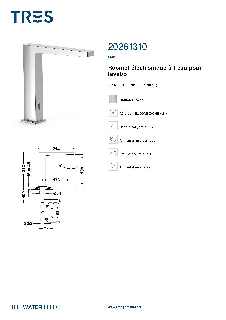 Fiche technique fournisseur