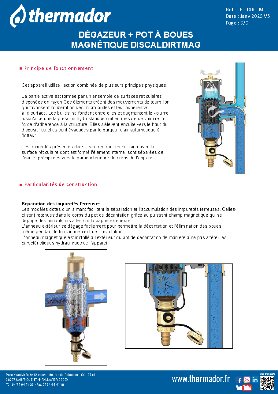 Fiche technique fournisseur