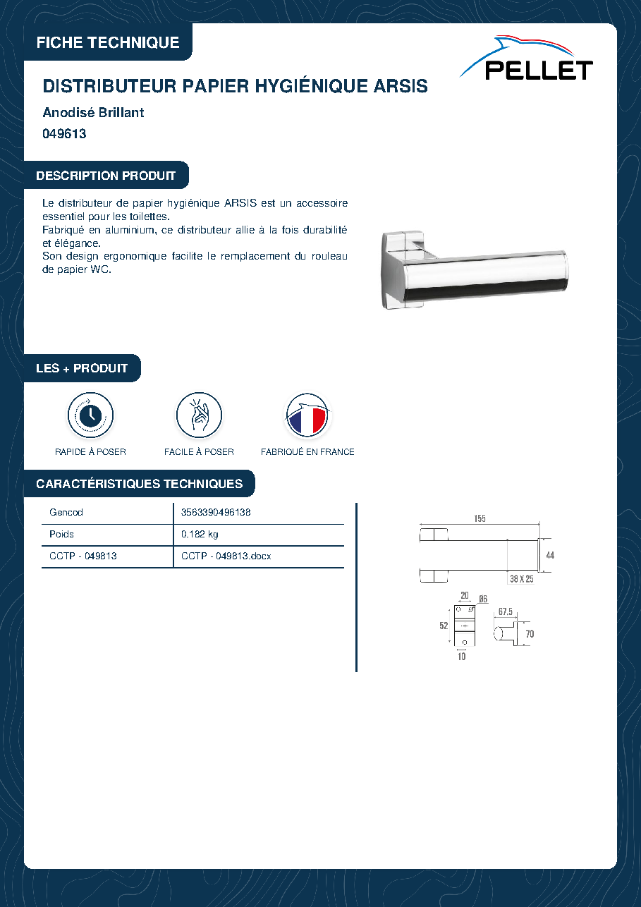 Fiche technique fournisseur