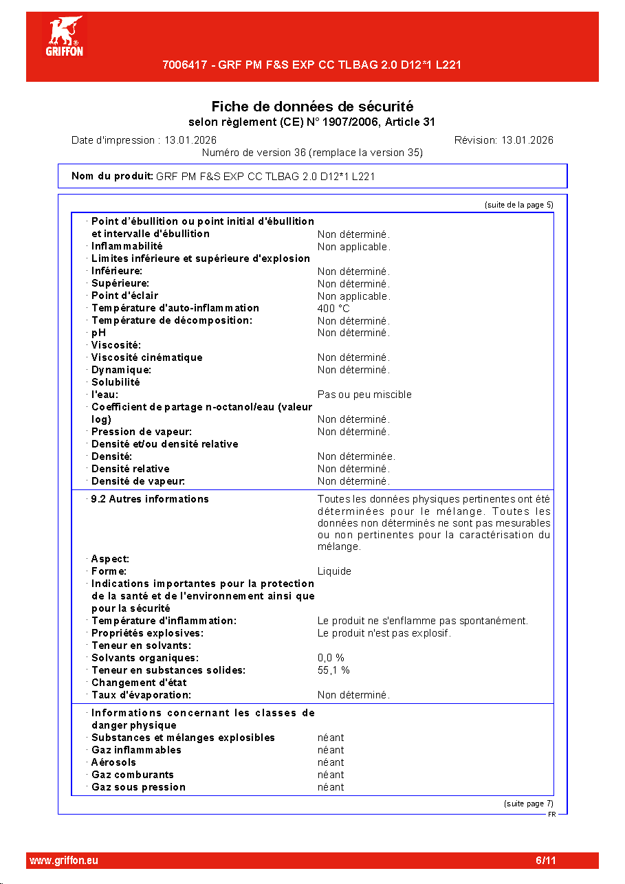 Fiche technique fournisseur