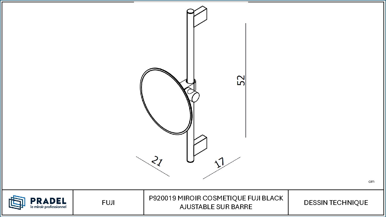 Fiche technique fournisseur