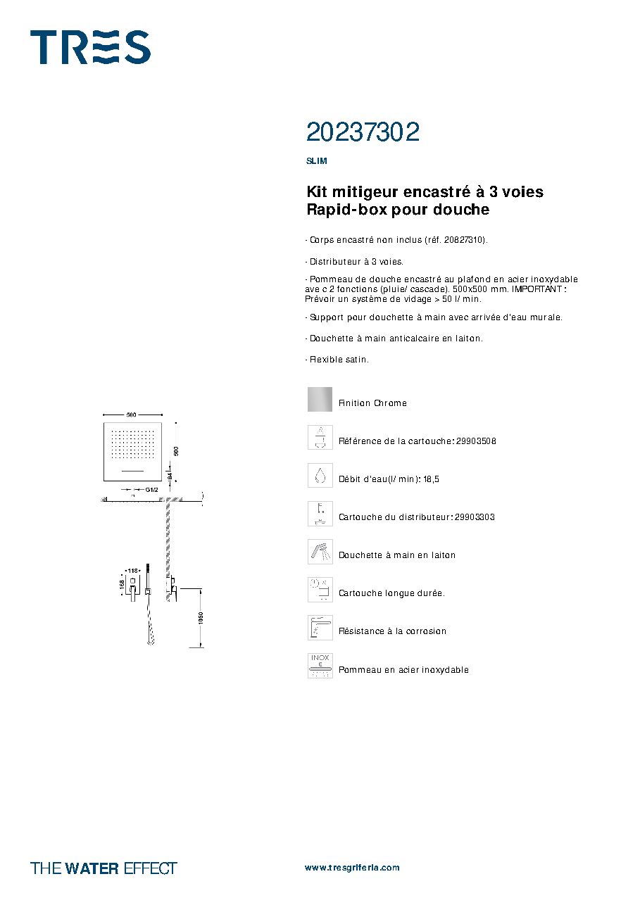 Fiche technique fournisseur