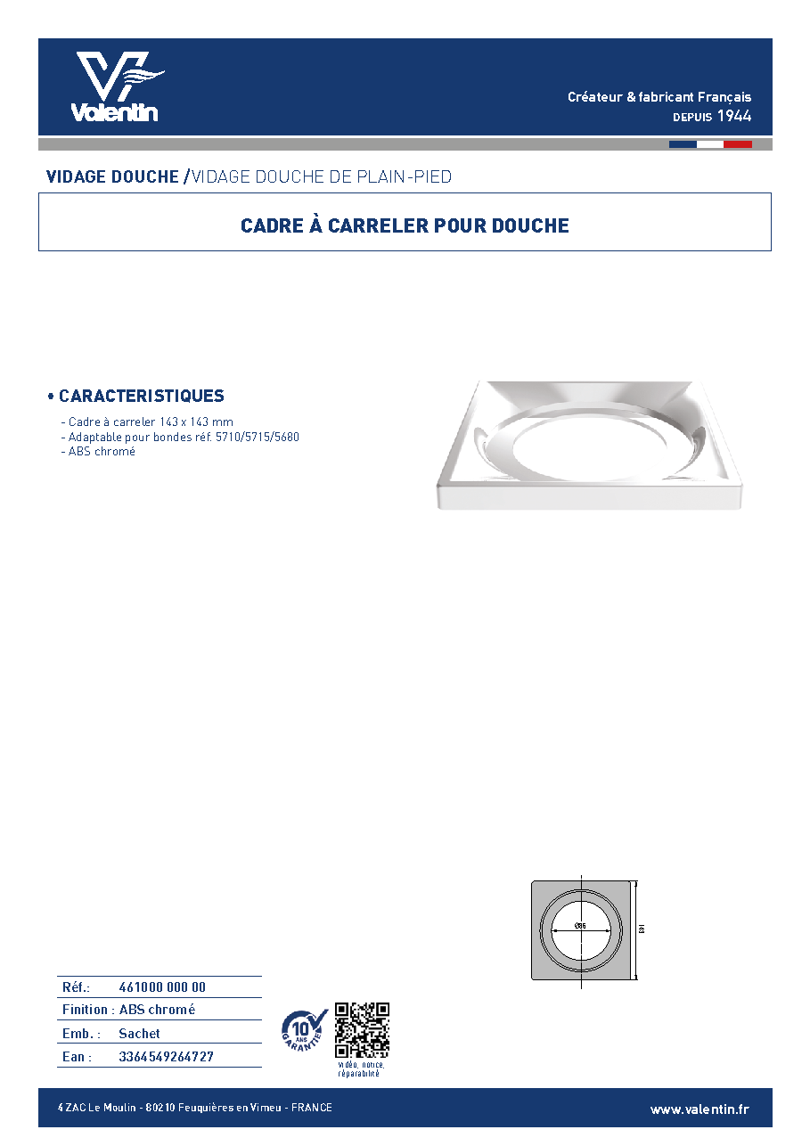 Fiche technique fournisseur