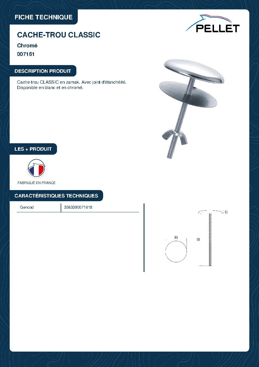 Fiche technique fournisseur