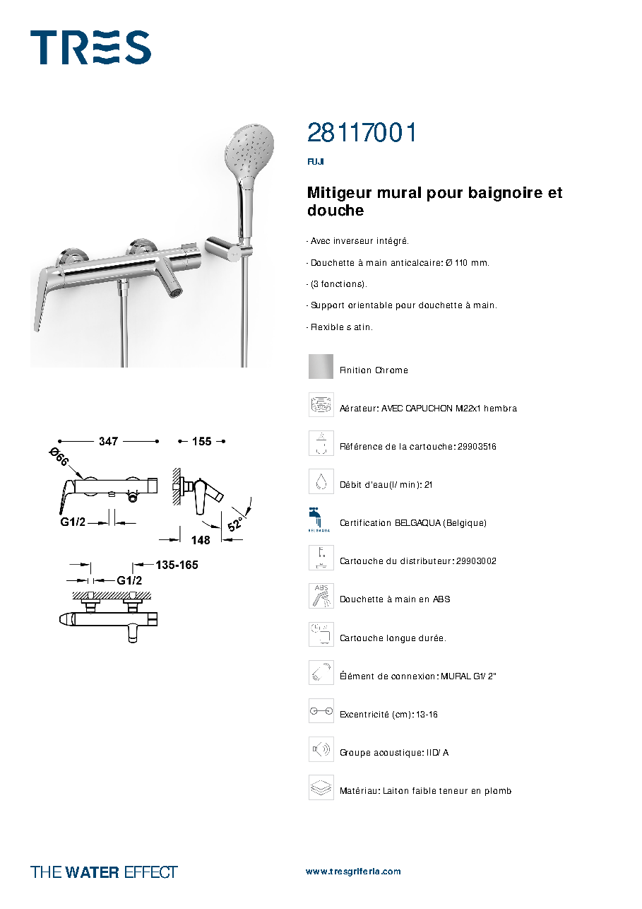 Fiche technique fournisseur