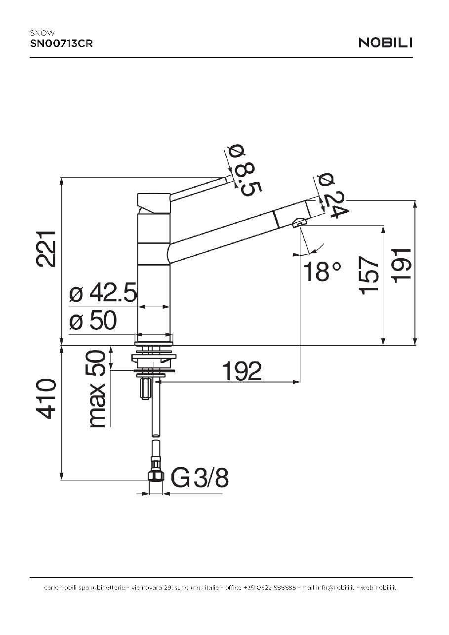 Fiche technique fournisseur
