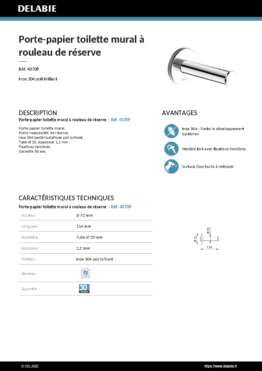 Fiche technique fournisseur