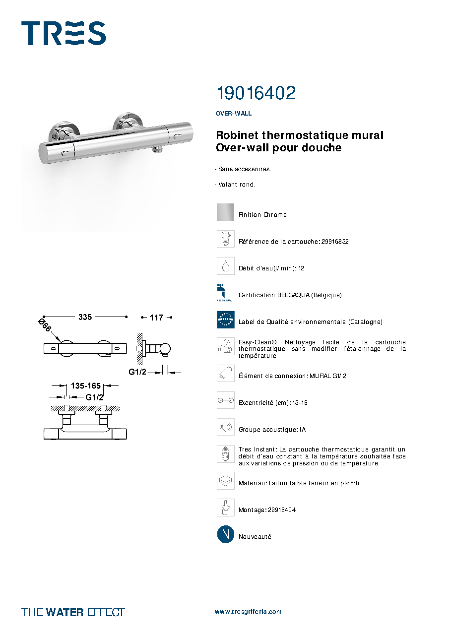 Fiche technique fournisseur