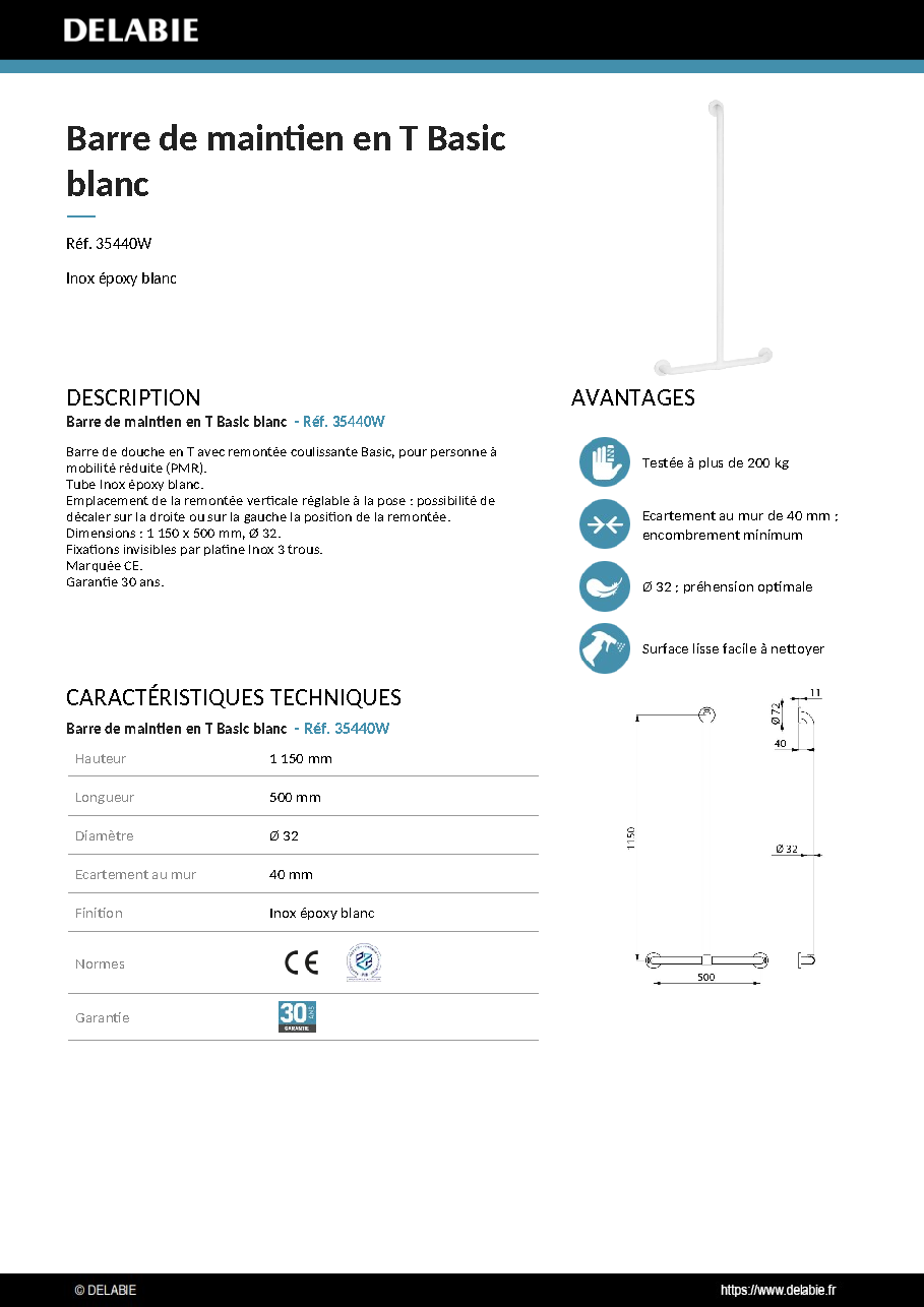 Fiche technique fournisseur