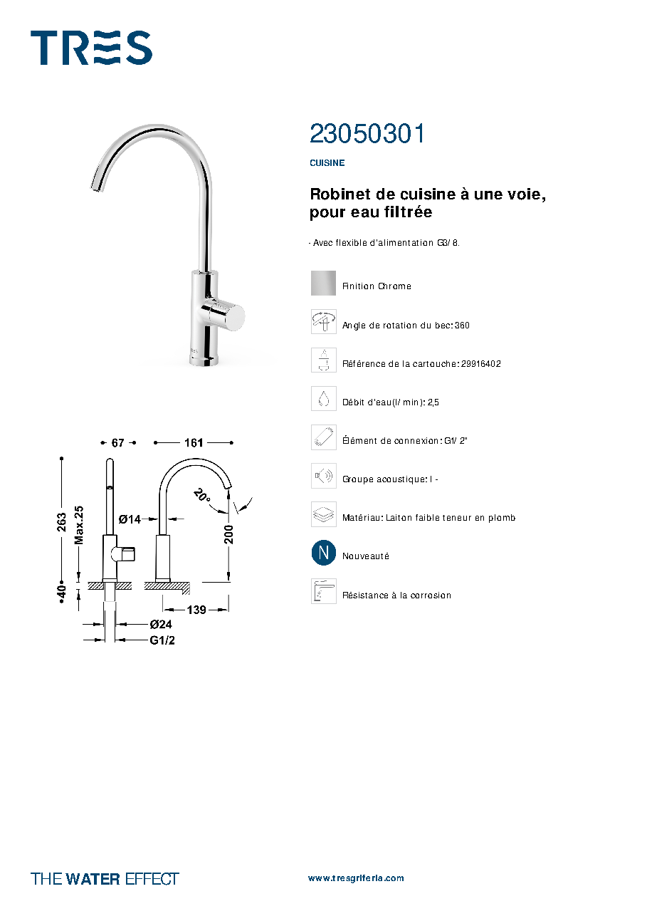 Fiche technique fournisseur