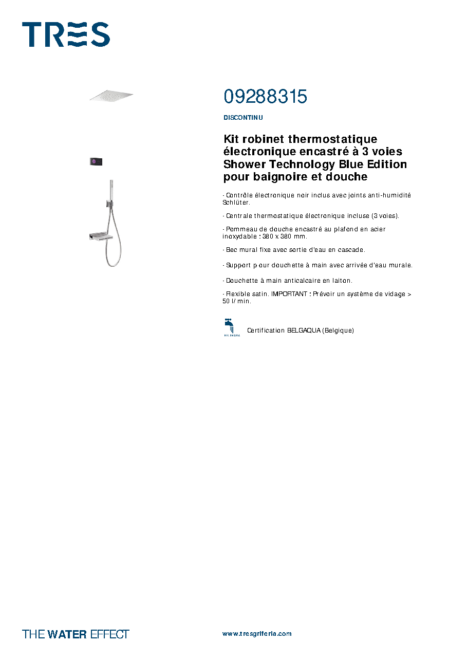 Fiche technique fournisseur