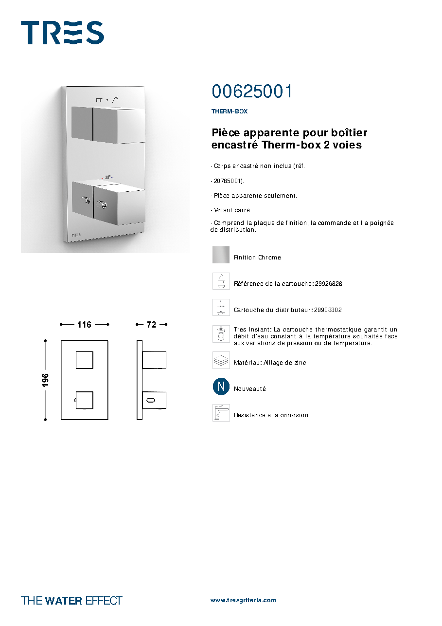 Fiche technique fournisseur