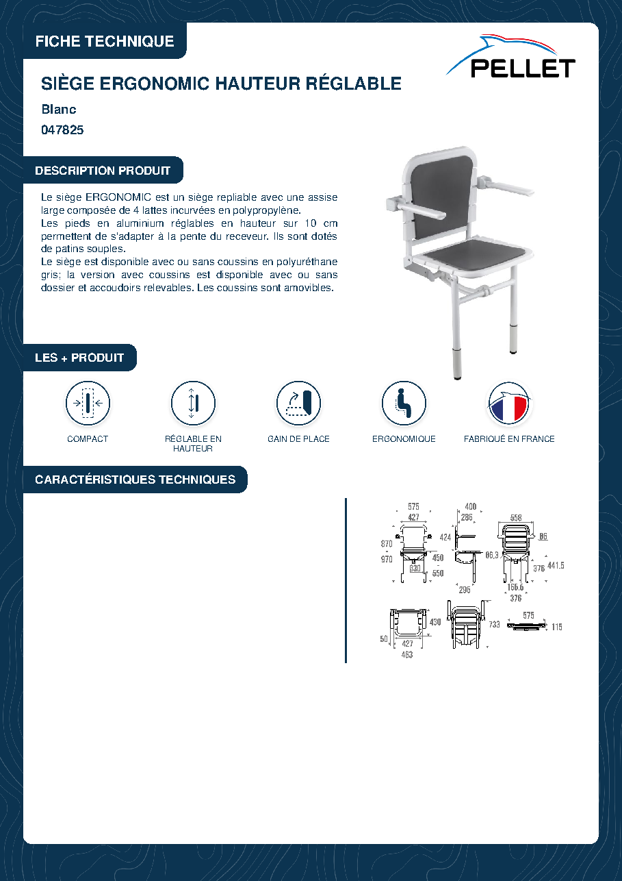 Fiche technique fournisseur
