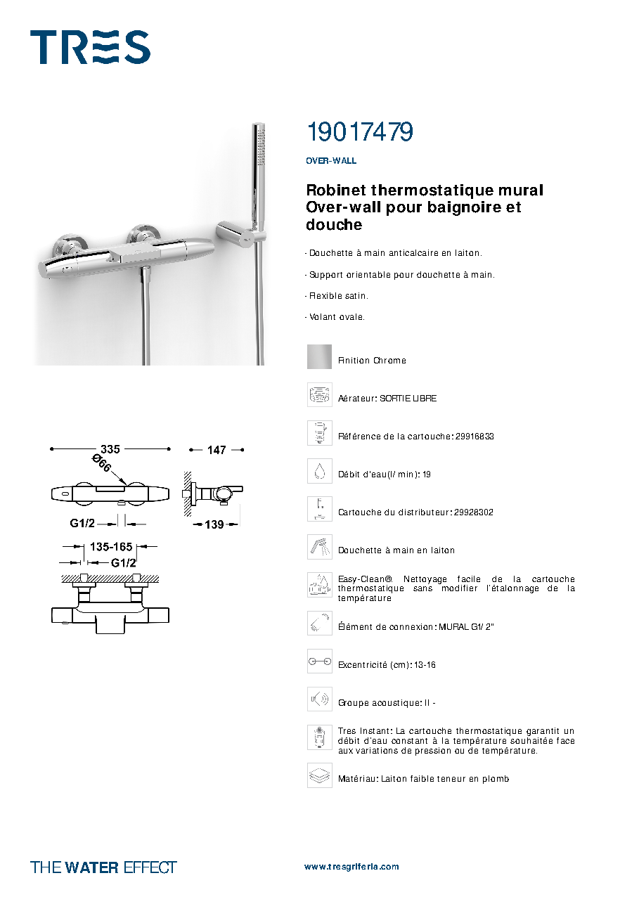Fiche technique fournisseur