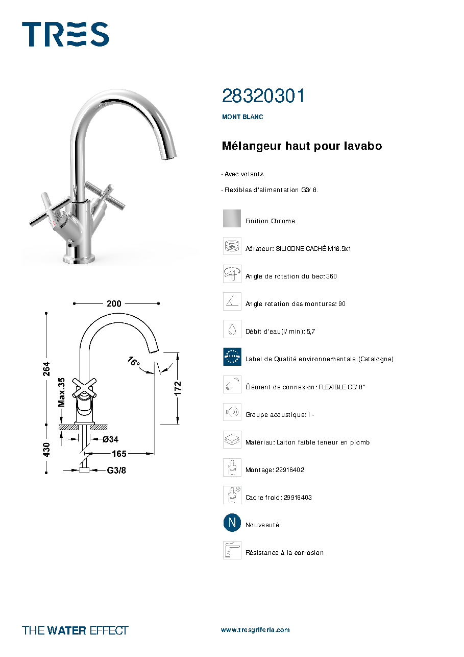 Fiche technique fournisseur