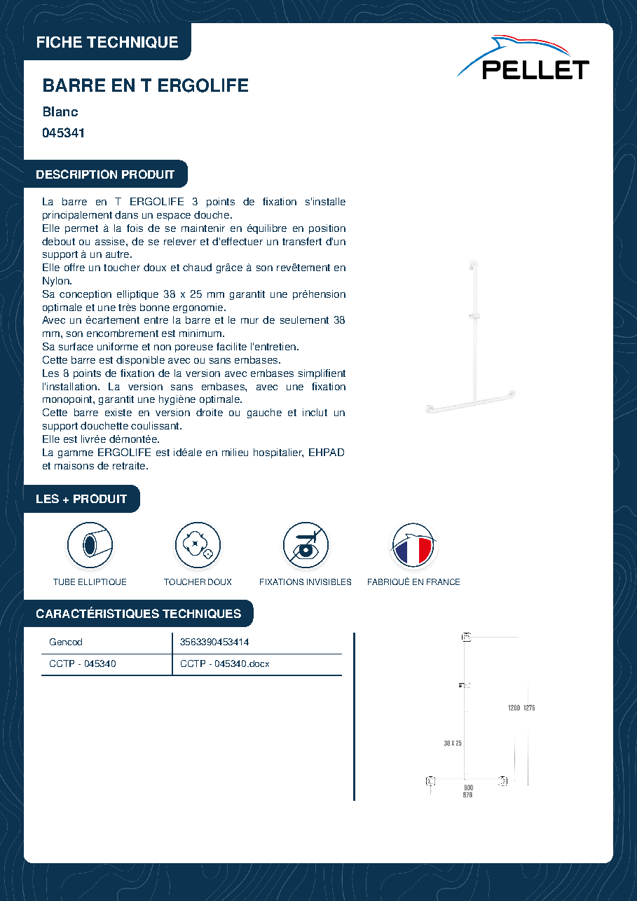 Fiche technique fournisseur