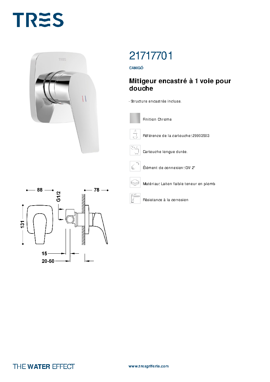 Fiche technique fournisseur
