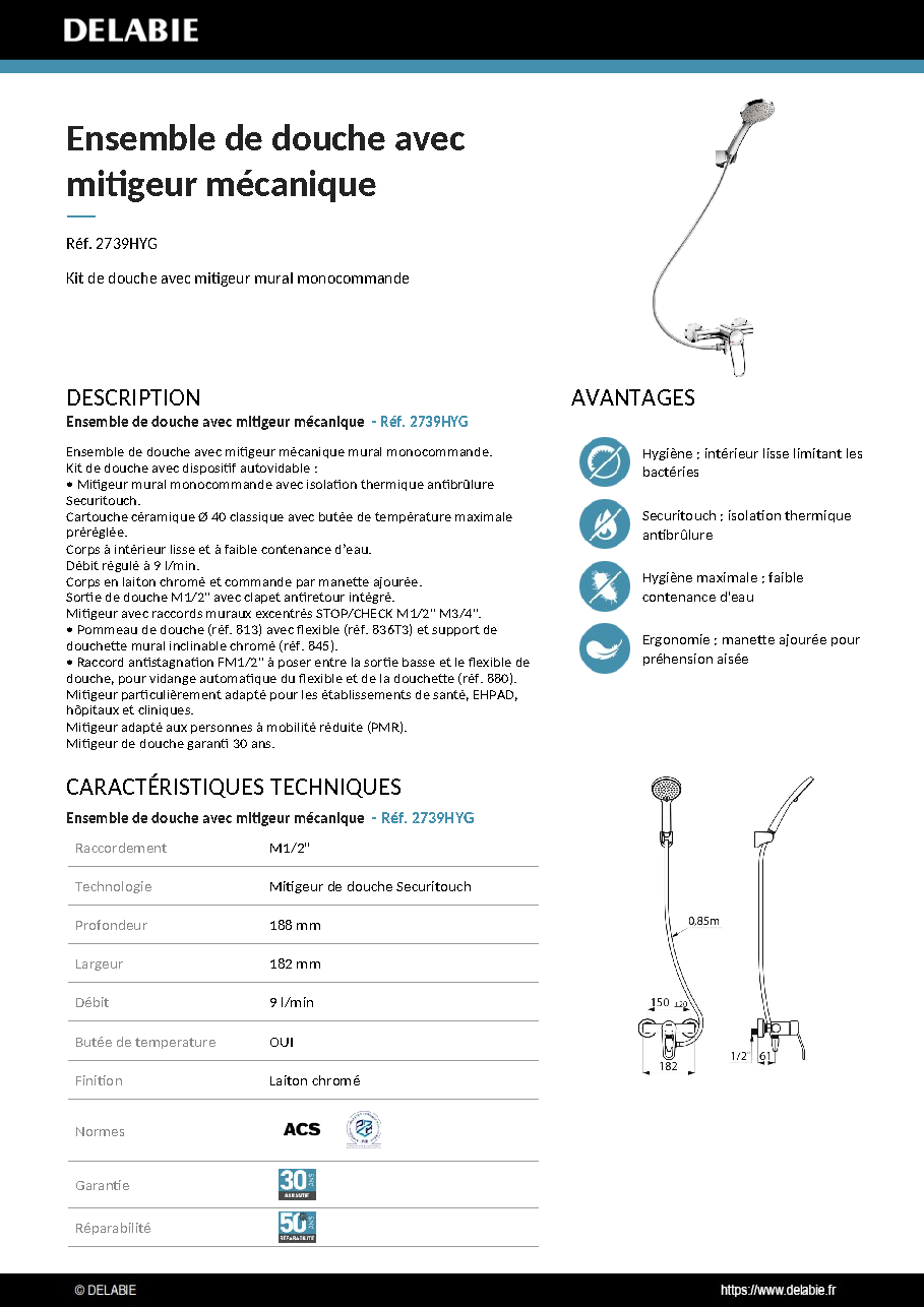 Fiche technique fournisseur