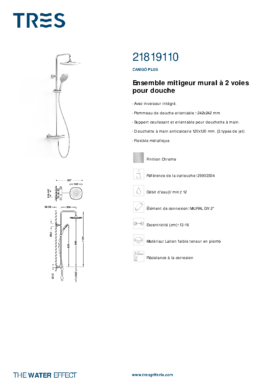 Fiche technique fournisseur