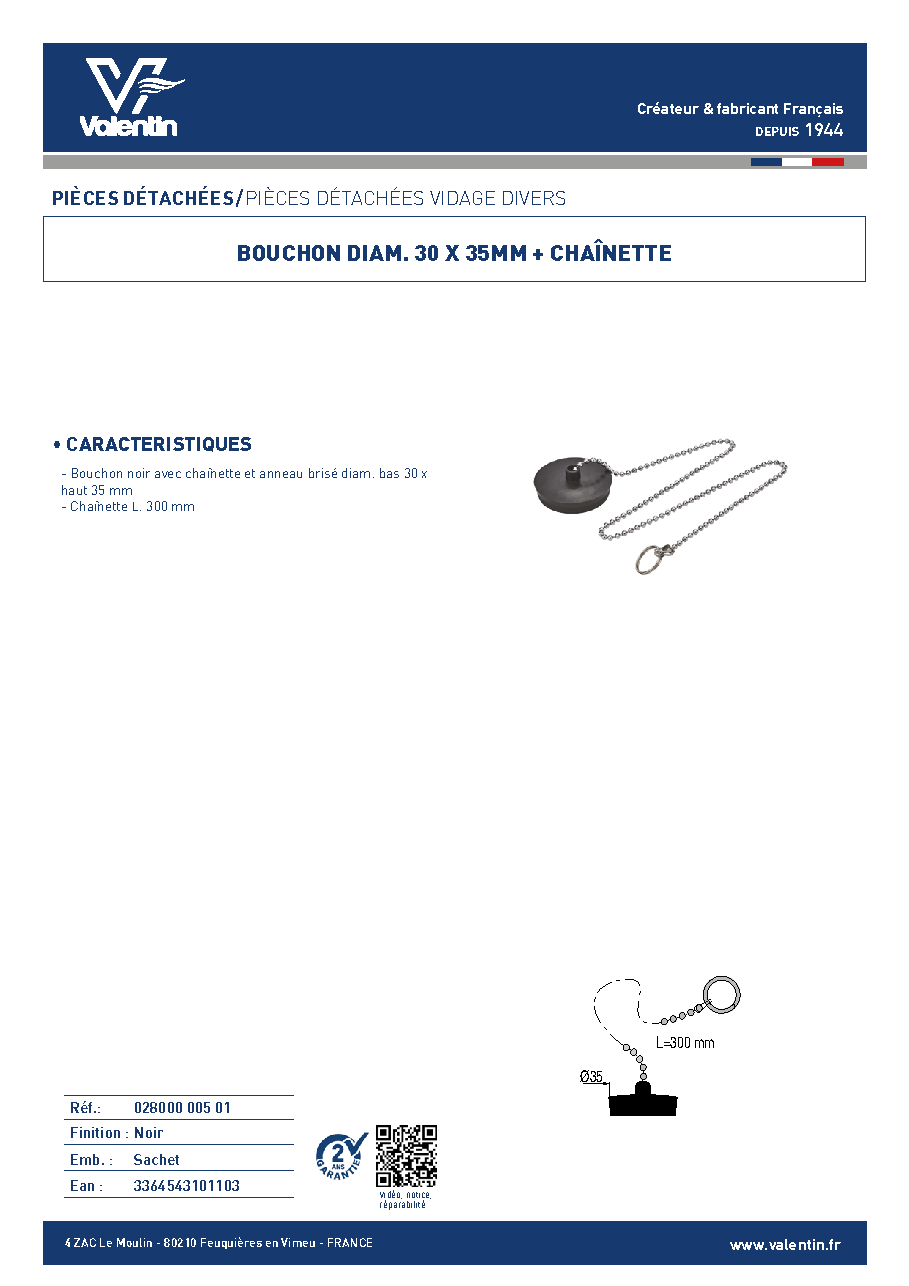 Fiche technique fournisseur