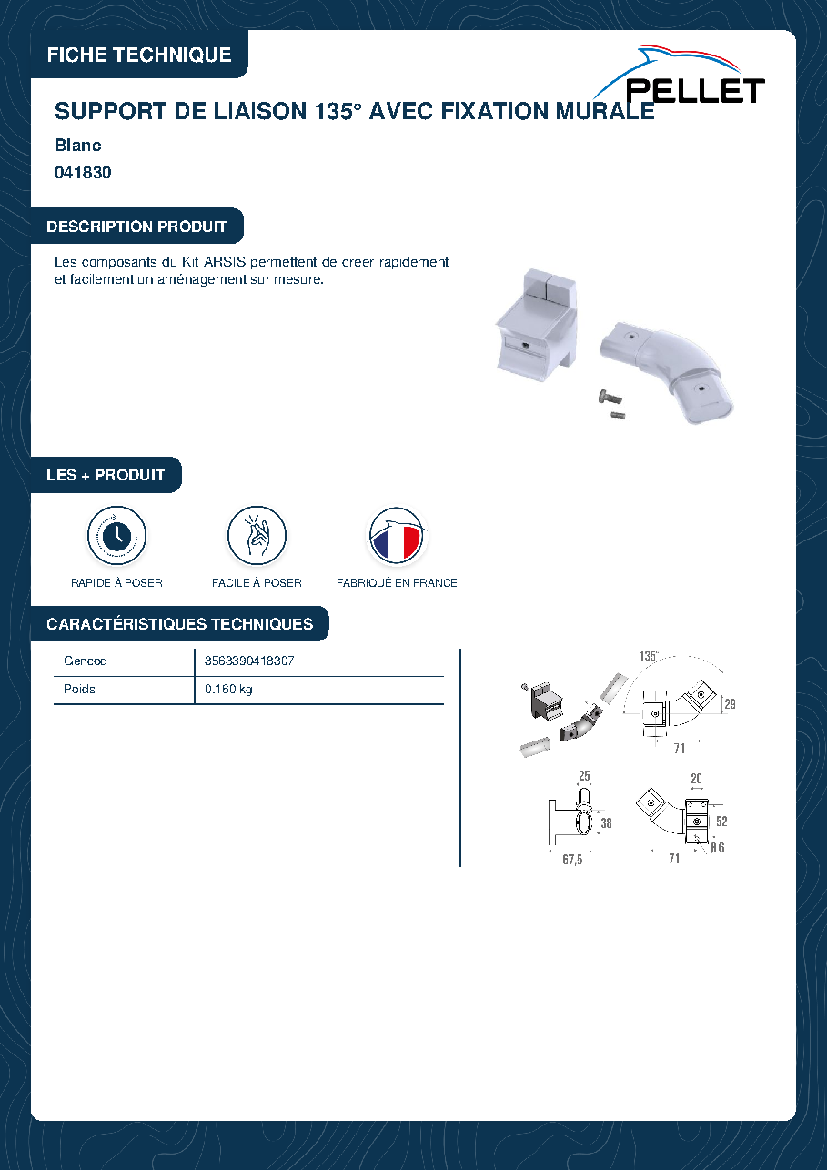 Fiche technique fournisseur