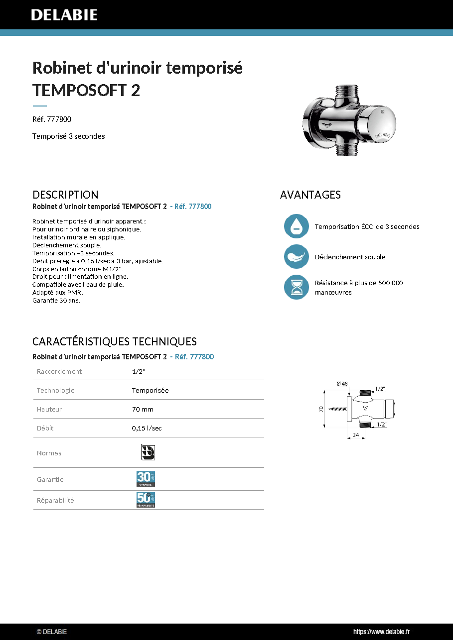 Fiche technique fournisseur