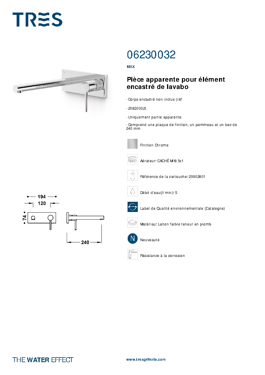 Fiche technique fournisseur