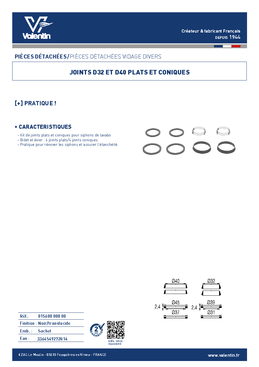 Fiche technique fournisseur