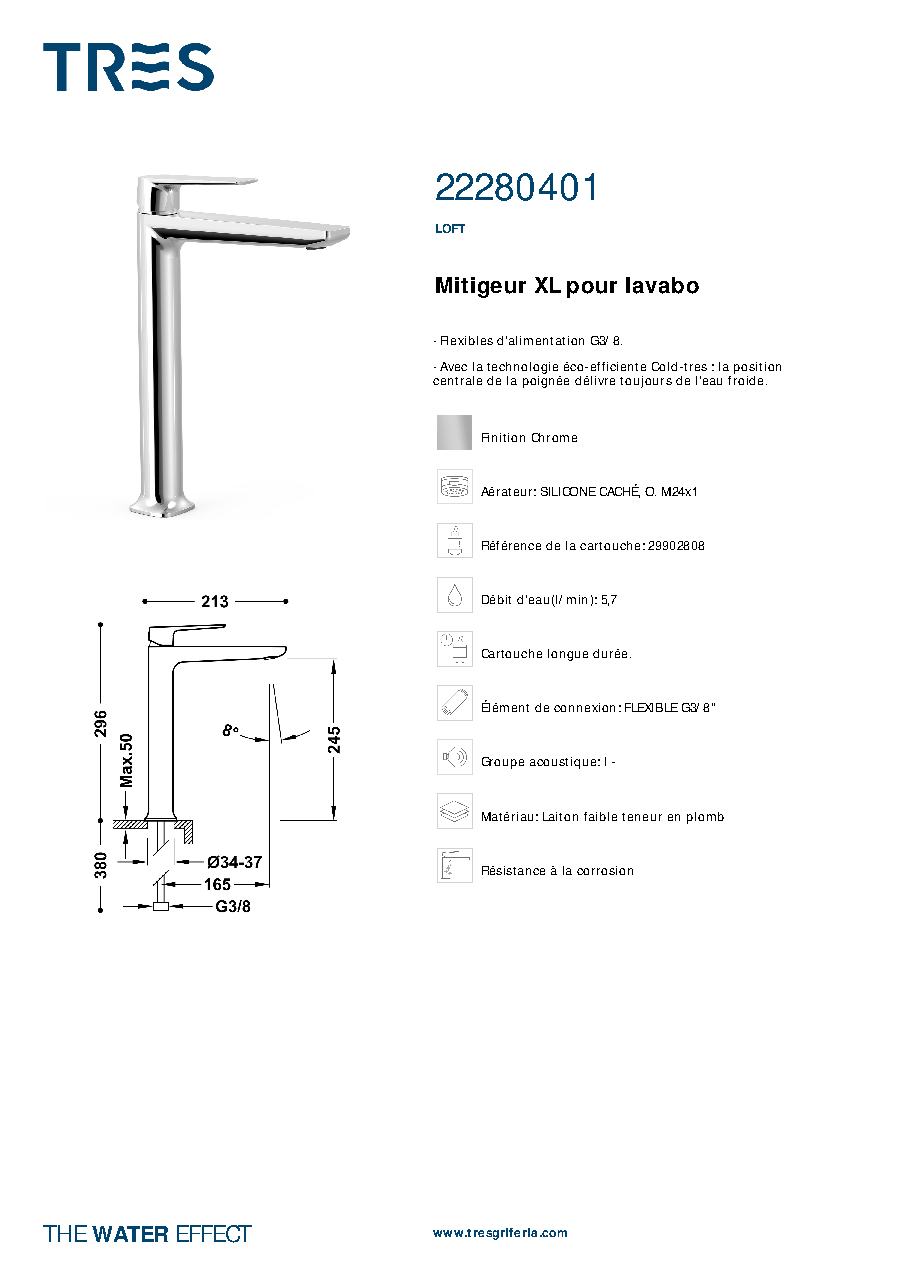 Fiche technique fournisseur