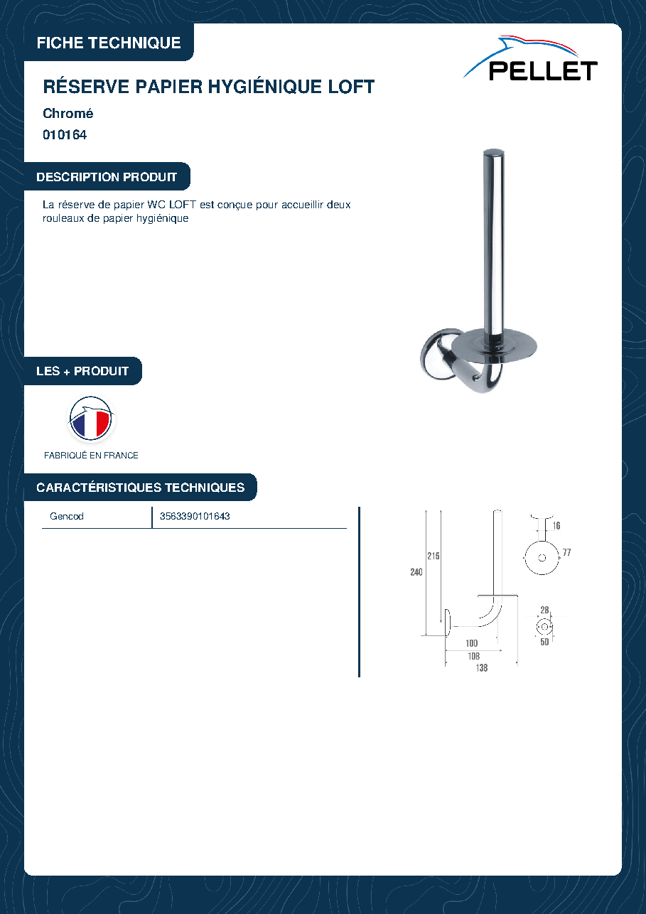 Fiche technique fournisseur