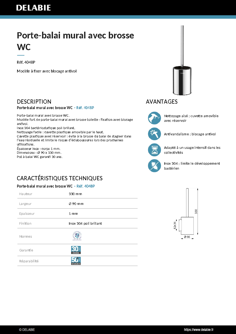Fiche technique fournisseur