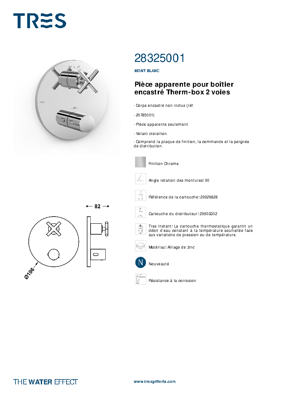 Fiche technique fournisseur