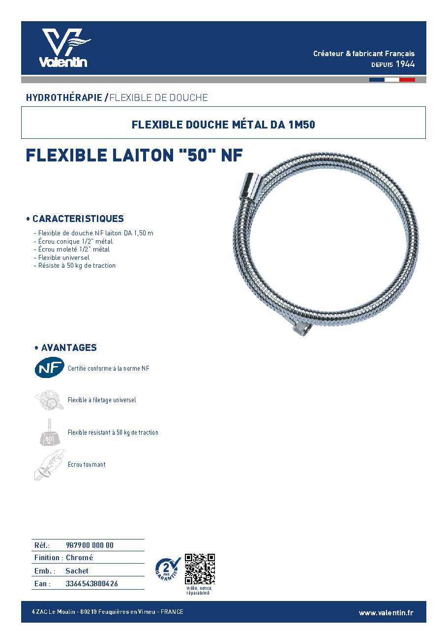 Fiche technique fournisseur