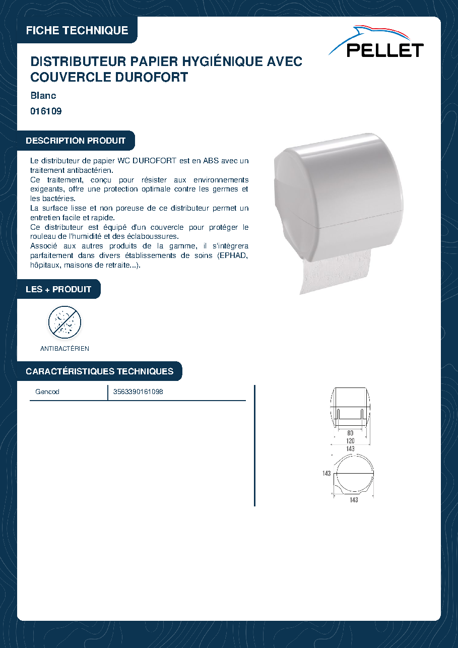 Fiche technique fournisseur