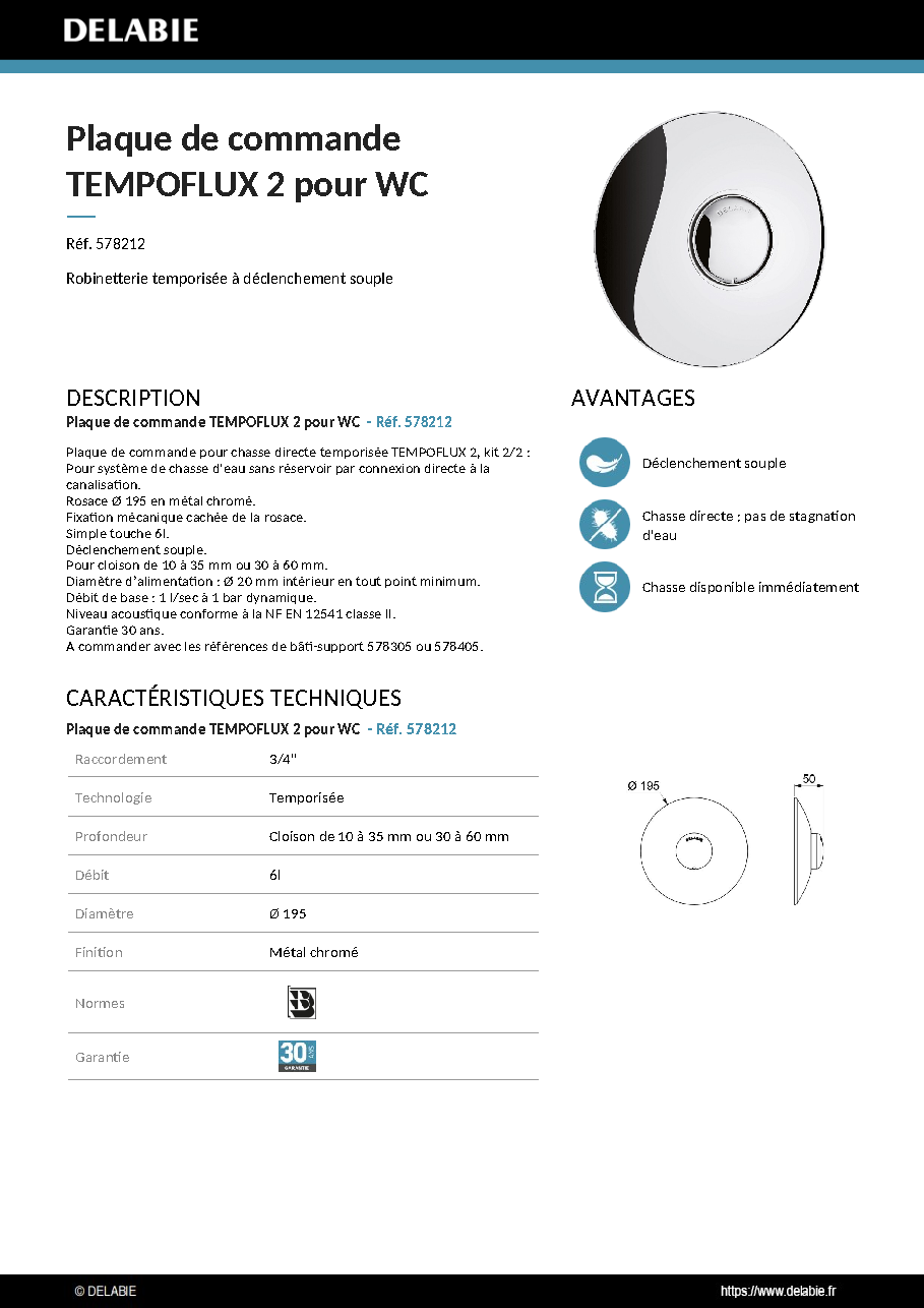 Fiche technique fournisseur