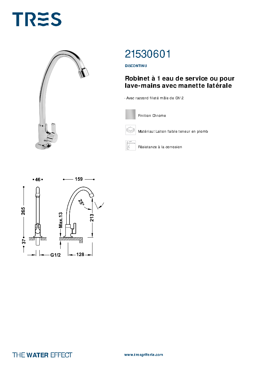 Fiche technique fournisseur