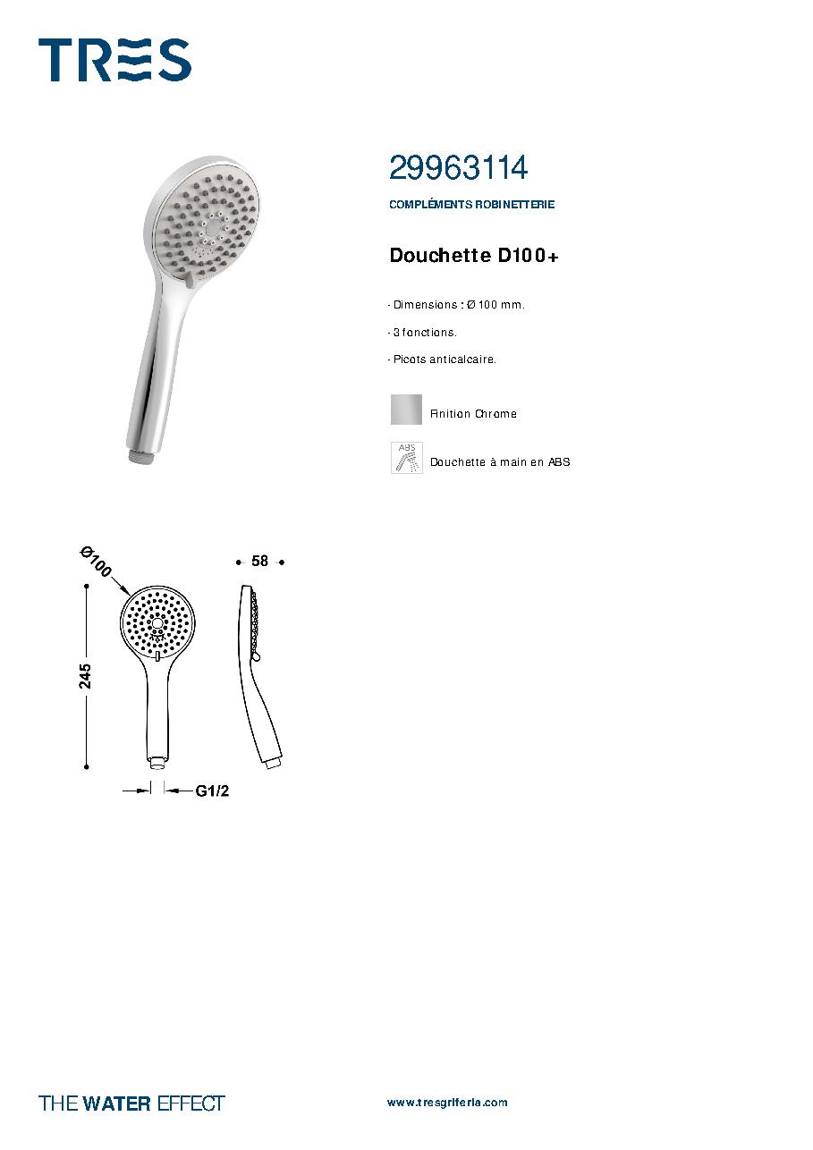 Fiche technique fournisseur