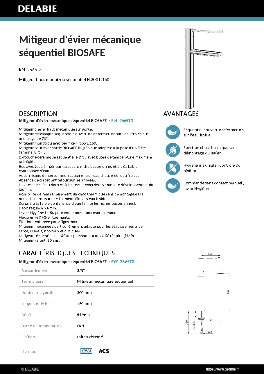 Fiche technique fournisseur