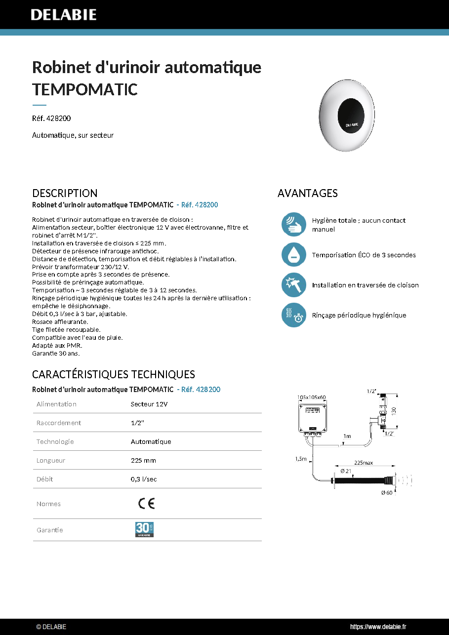 Fiche technique fournisseur