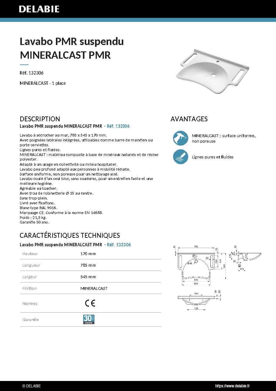 Fiche technique fournisseur