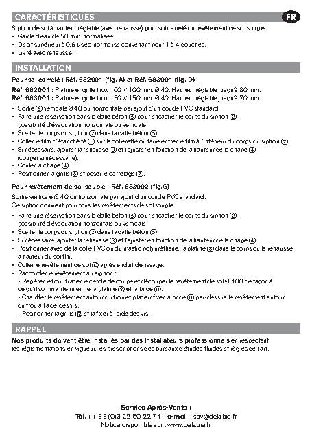 Fiche technique fournisseur