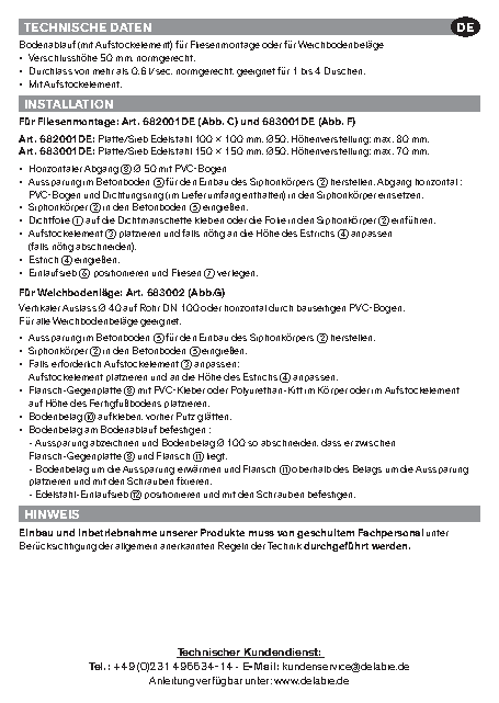 Fiche technique fournisseur